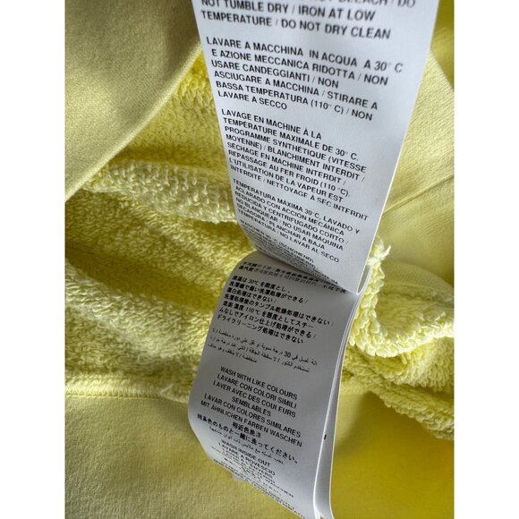 Palm Angels Yellow Broken Bear Hoodie Authentic Unisex Childs Size 8 NWT - Picture 11 of 11